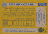 1982 TOPPS 370 FRANK CORRAL RAMS