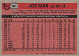 1981 TOPPS 701 JOE RUDI ANGELS