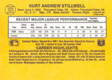 1987 Donruss 123 Kurt Stillwell RC REDS