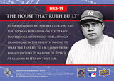 2008 UPPER DECK THE HOUSE THAT BABE RUTH BUILT HRB-19 YANKEES