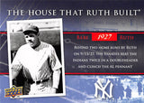 2008 UPPER DECK THE HOUSE THAT BABE RUTH BUILT HRB-10 YANKEES