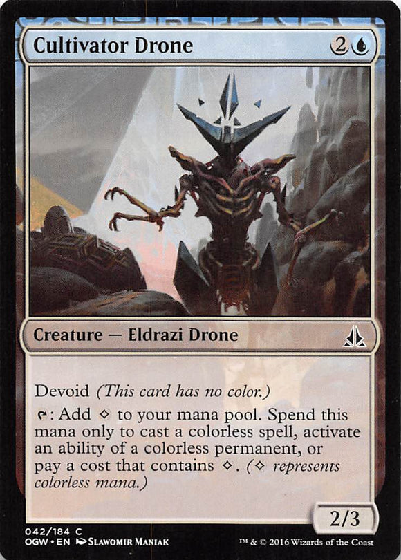 2016 Magic The Gathering Oath of the Gatewatch 042 Cultivator Drone C