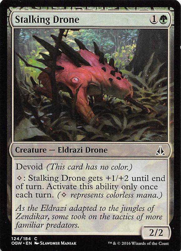 2016 Magic The Gathering Oath of the Gatewatch 124 Stalking Drone C