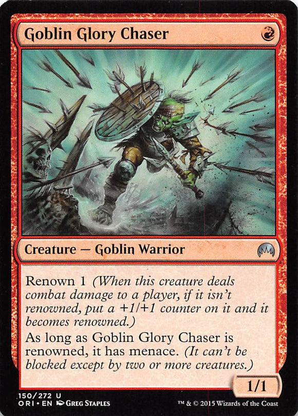 2015 Magic The Gathering Origins 150 Goblin Glory Chaser U
