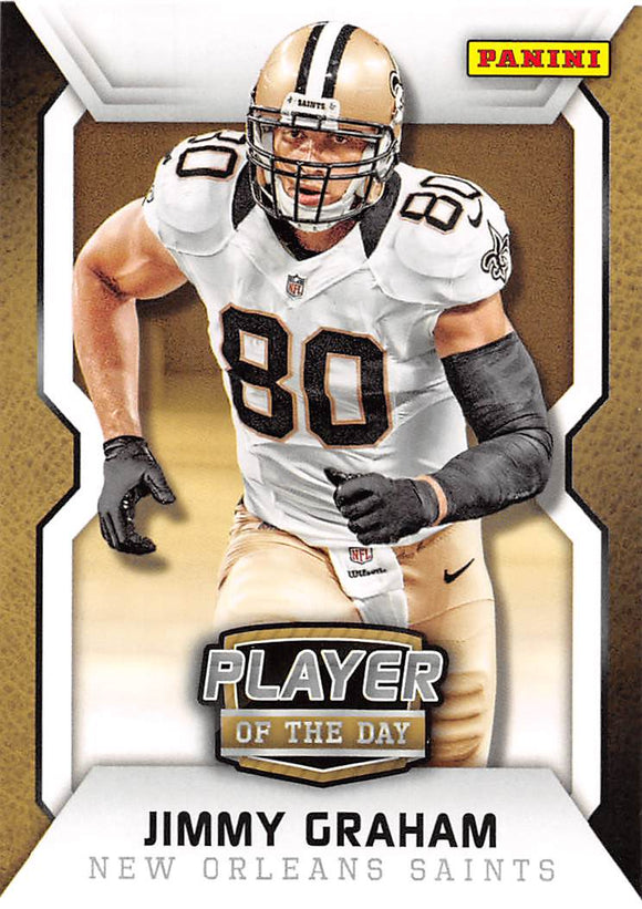 2014 Panini Player of the Day 4 Jimmy Graham SAINTS