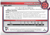 CONNOR WONG RED SOX