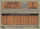 2021 Topps Heritage 62 Martin Perez RED SOX