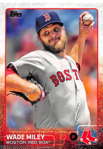 2015 TOPPS 601 WADE MILEY RED SOX