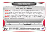 2013 Bowman Draft Picks & Prospects BDPP92 Joseph Monge RED SOX