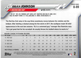2020 Topps Update U-89 Brian Johnson RED SOX