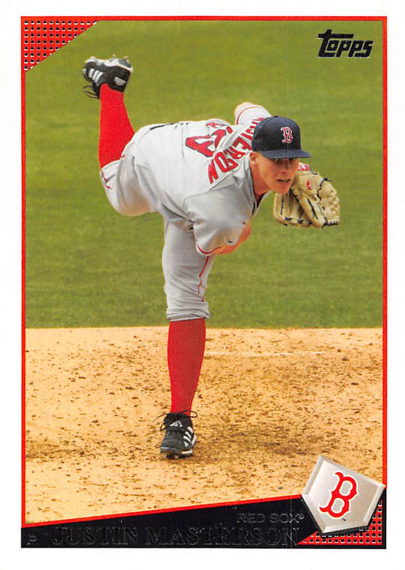 2009 Topps 349 Justin Masterson RED SOX