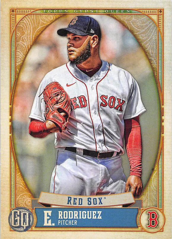 2021 Topps Gypsy Queen 196 EDUARDO RODRIGUEZ RED SOX