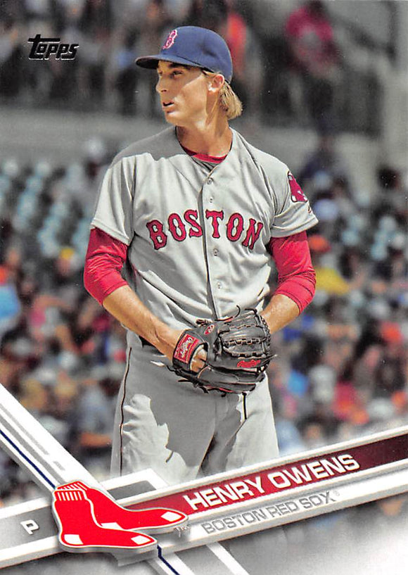 2017 TOPPS 69 HENRY OWENS RED SOX