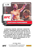 2023 Donruss UFC Press Proof Purple 39 Santiago Ponzinibbio