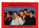 1989 TOPPS NEW KIDS ON THE BLOCK STICKERS RED BORDER VARIATION 10 HANGIN TOUGH
