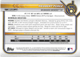 2022 Bowman Prospects BP-67 Hedbert Perez BREWERS