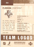 2005-06 PARKHURST 543 TEAM LOGO PANTHERS