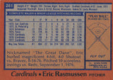 1978 Topps 281 Eric Rasmussen CARDINALS