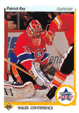 1990-91 Upper Deck 496 Patrick Roy Hologram 1991 text style CANADIENS