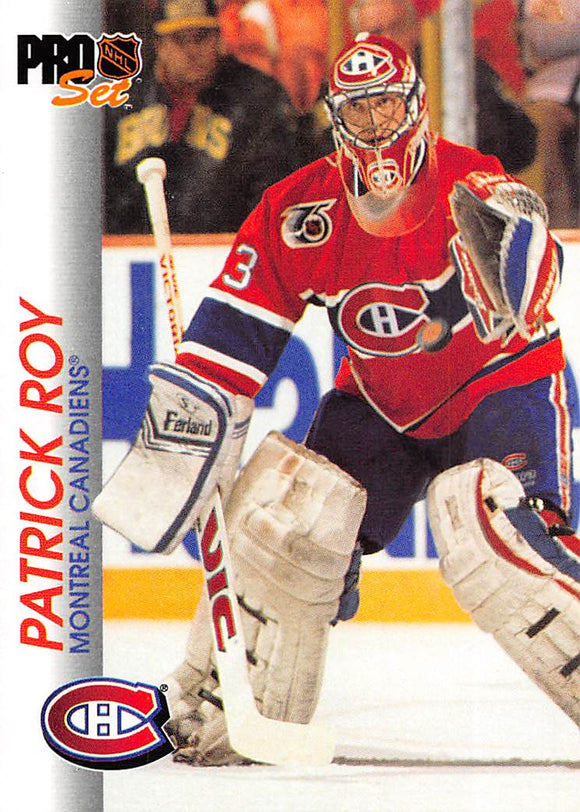 1992-93 PRO SET 85 PATRICK ROY CANADIENS