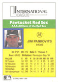 1990 CMC 269 Jim Pankovits PAWTUCKET RED SOX