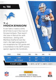 2020 Panini Playoff Kickoff 166 TJ HOCKENSON LIONS