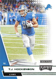 2020 Panini Playoff Kickoff 166 TJ HOCKENSON LIONS