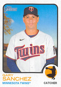 2022 TOPPS HERITAGE 537 GARY SANCHEZ TWINS