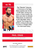 2022 Panini Chronicles UFC Bronze 96 Paul Craig