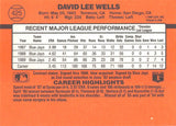 1990 DONRUSS Pack border 1989 LEAF, INC. 425 DAVID WELLS BLUE JAYS