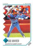 1992 PANINI STICKERS CANADIAN 205 SPIKE OWEN EXPOS