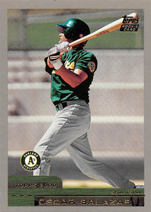 2000 Topps Traded & Rookies T52 Oscar Salazar RC A'S