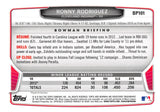 2013 Bowman Prospects Hometown BP101 RONNY RODRIGUEZ INDIANS