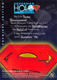 THE DOLLAR BIN 1996 Fleer/SkyBox Superman Holo Series PROMO NNO SUPERMAN