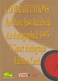THE DOLLAR BIN 1995 Classic Five Sport Autographs NNO Christian Laflamme BLACKHAWKS