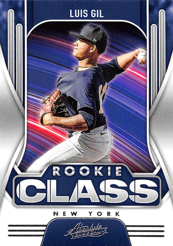 2022 Panini Absolute Rookie Class Retail RC-15 LUIS GIL YANKEES