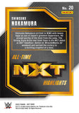 THE DOLLAR BIN 2022 Panini NXT 2.0 WWE All-Time NXT Highlights Green 20 Shinsuke Nakamura