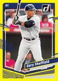 THE DOLLAR BIN 2023 DONRUSS YELLOW 97 GARY SHEFFIELD YANKEES