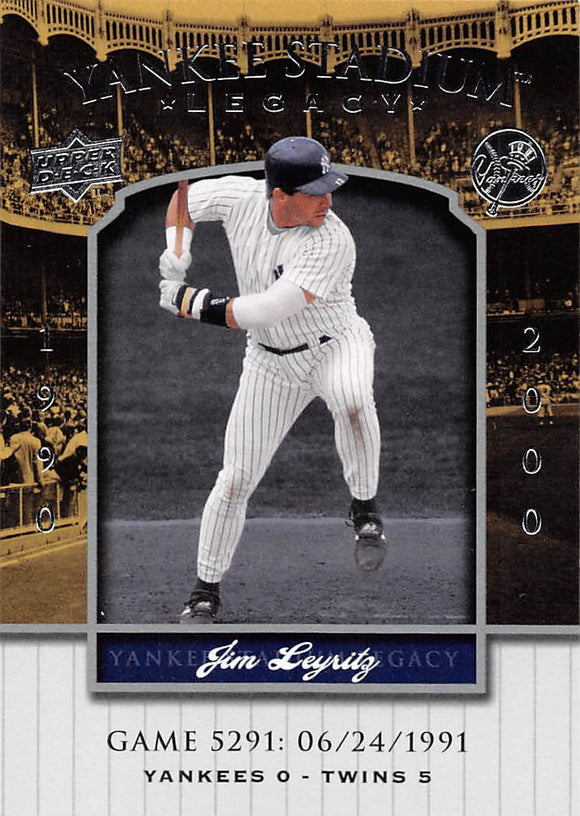 THE DOLLAR BIN 2008 Upper Deck Yankee Stadium Legacy 5291 JIM LEYRITZ