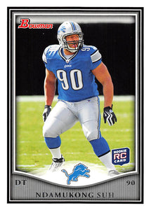 THE DOLLAR BIN 2010 Topps Bowman Wal-Mart WC-11 NDAMUKONG SUH RC LIONS