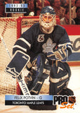 1992-93 PRO SET 242 FELIX POTVIN MAPLE LEAFS