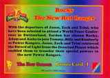 THE DOLLAR BIN 1995 Collect-A-Card Power Rangers The New Season Hobby Bonus CARD 1 ROCKY