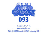 2009 Enterplay Super Mario Galaxy Stickers