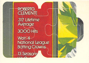 1987 Donruss Roberto Clemente Puzzle