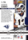 2018 Panini Playoff Kickoff 104 BRANDIN COOKS RAMS