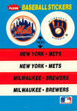 1987 Fleer Team Stickers