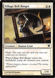 2011 Magic The Gathering Innistrad 41 Village Bell-Ringer C