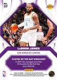 THE DOLLAR BIN 2022-23 Panini Player of the Day 37 LEBRON JAMES LAKERS