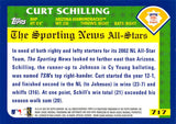 AD423 2003 Topps 717 Curt Schilling DIAMONDBACKS