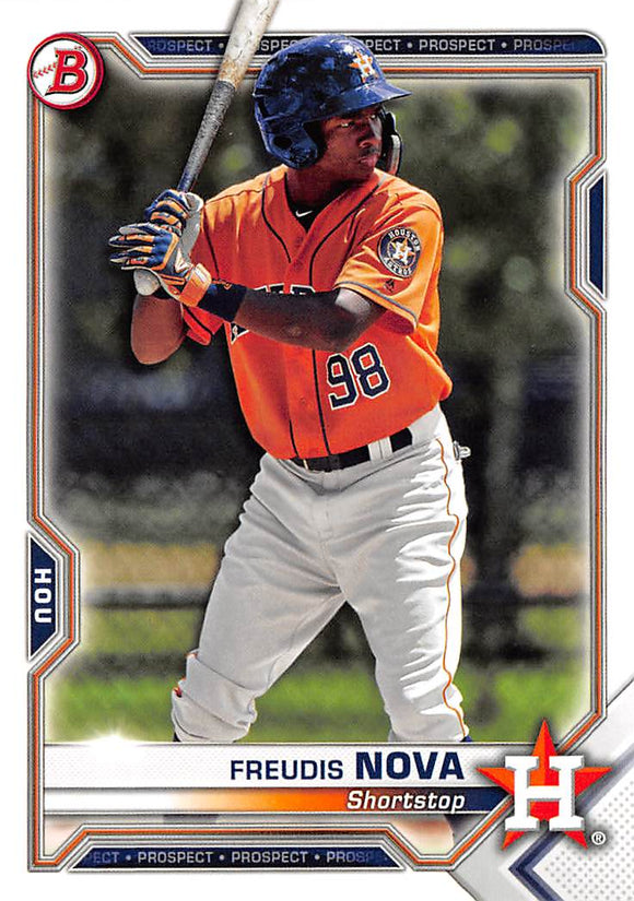 2021 Bowman Prospects BP-56 Freudis Nova ASTROS